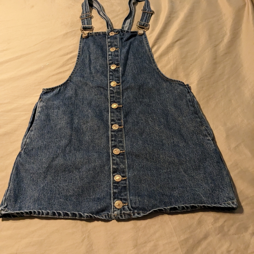 Forever 21 Los Angeles overall dress S